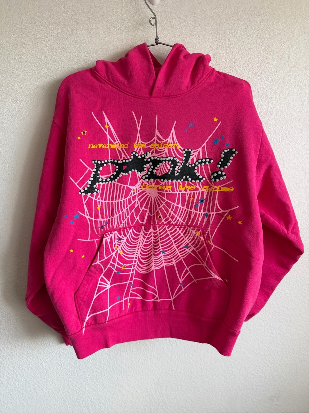 Pink Punk Sp5der Hoodie